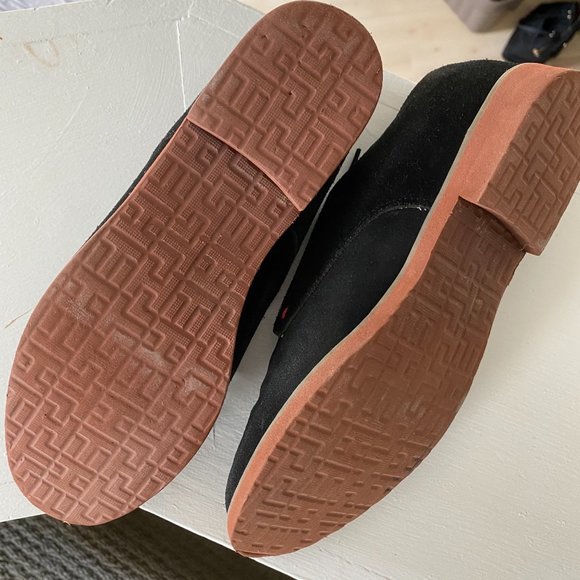 Tommy Hilfiger Honeybee Black Oxford Flat Sz 8M - Picture 7 of 9